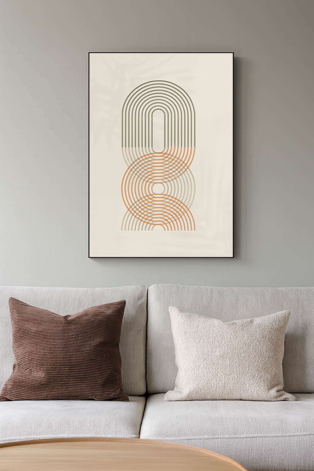 Modern Retro Lines – Geometric Wall Art