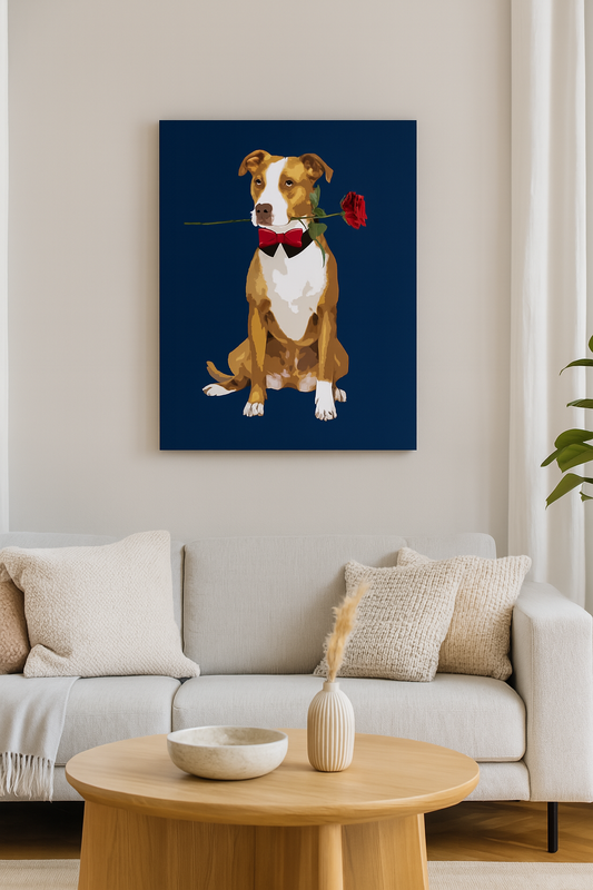 Date Night Dog – Romantic Wall Art