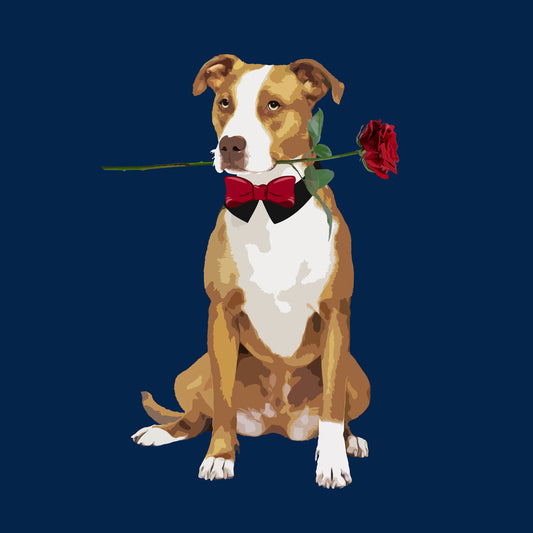 Date Night Dog – Romantic Wall Art